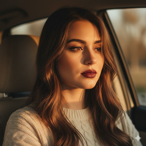 Trending Golden Hour Car Portrait