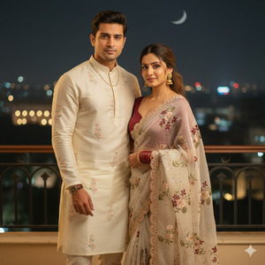 Trending Romantic Couple Portrait for Instagram Reels