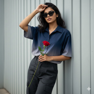 Trending Stylish Rose Portrait