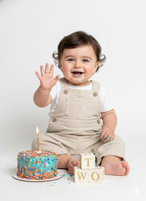 Trending Toddler Birthday Photoshoot Ultra Realistic Style