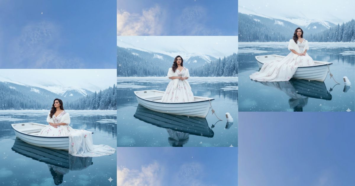 Trending Winter Lake Princess Look