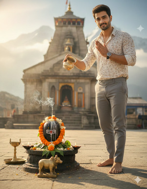 Upright Calm Blessing Pose Peaceful Spiritual