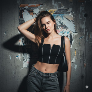 Urban Night Flash Portrait Trending Style 1