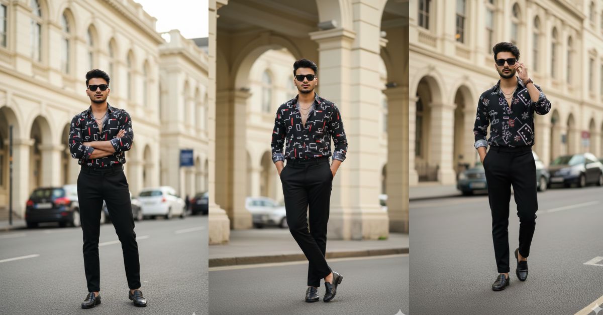 Urban Street Style” Look for a Confident Indian Man