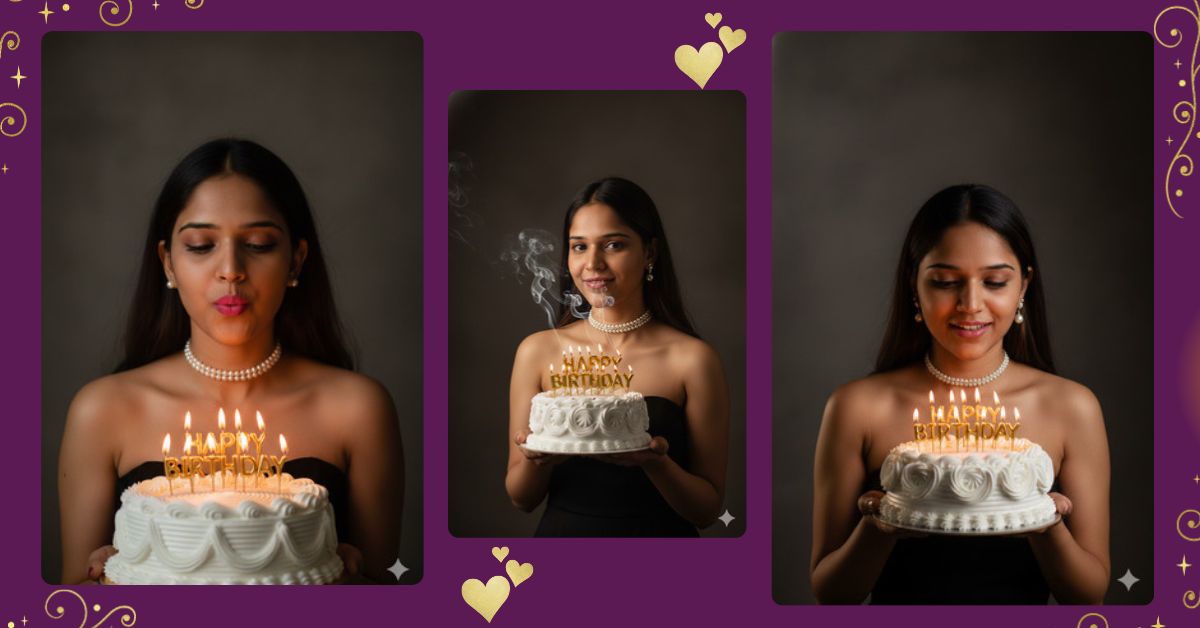 Viral AI Image, Google Gemini Prompt, Birthday AI Photo, Cinematic Portrait