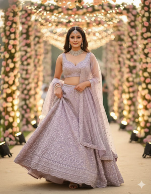 Walking Candid Bridal Pose