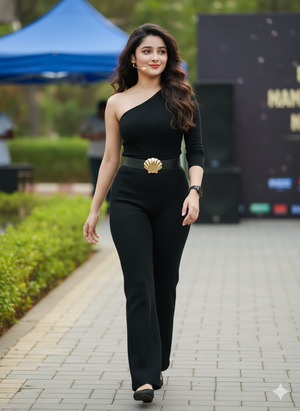 Walking Candid Pose Looking Slightly Sideways