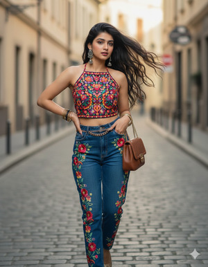 Walking Fashion Pose