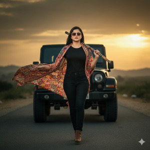 Walking Pose Cinematic Motion Look