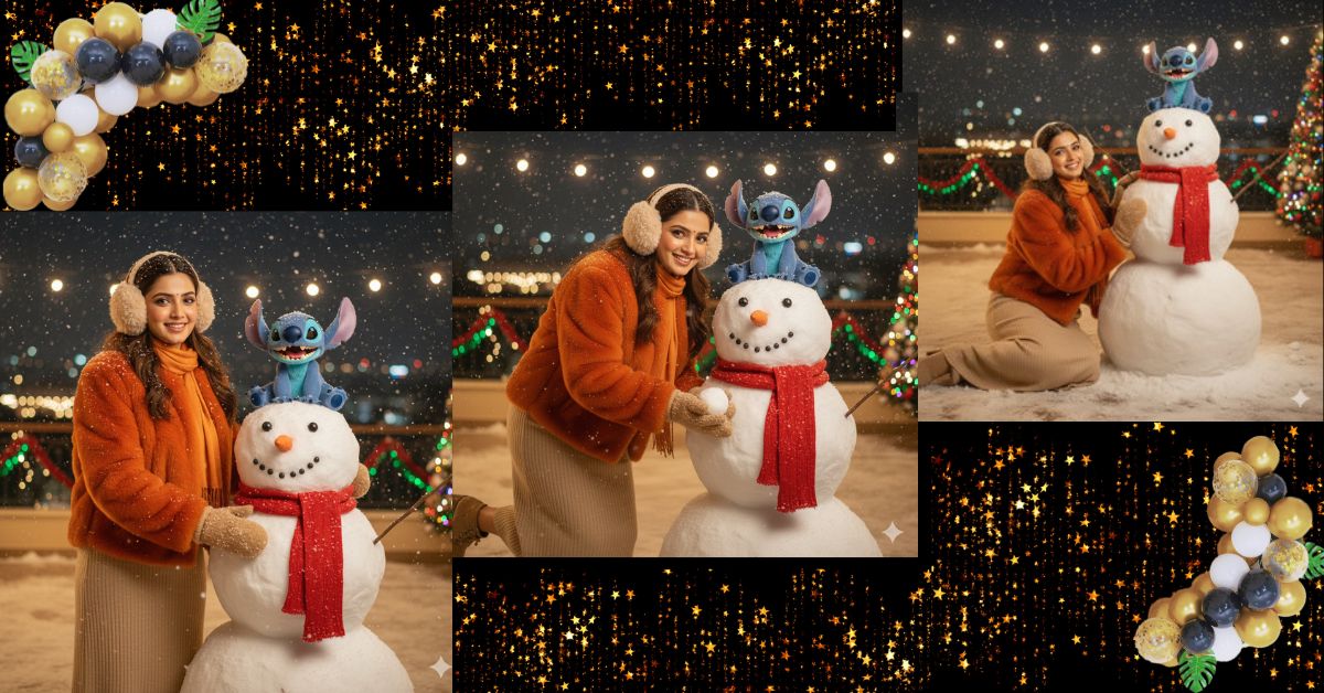 Winter Cinematic Portrait with Stitch (Trending)