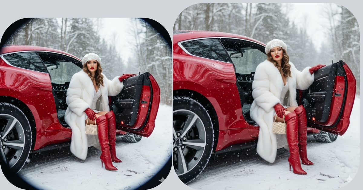 Winter Fashion Editorial Look