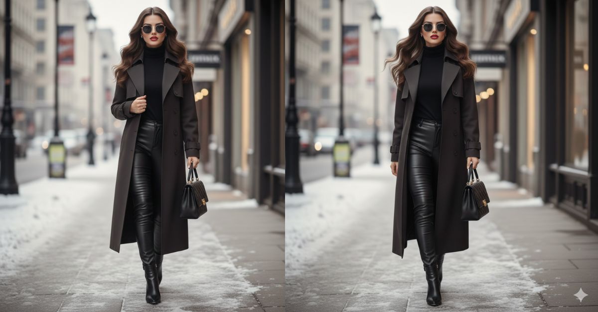 Winter Street Fashion Portrait