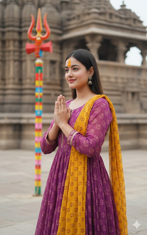 side angel prayer pose