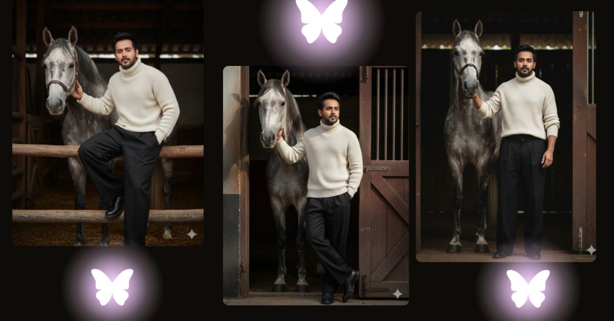 viral-ai-image-google-gemini-horse-stable-portrait-prompt