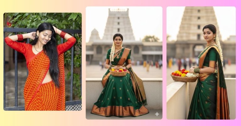 viral-ai-image-google-gemini-kanjivaram-saree-tirupati