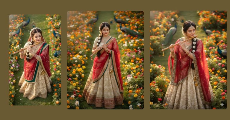 viral-ai-image-google-gemini-krishna-flute-garden-portrait