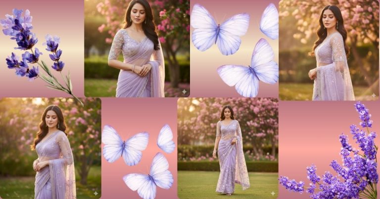 viral-ai-image-google-gemini-lavender-saree-prompt