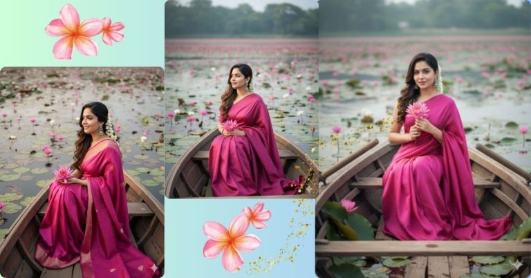 viral-ai-image-google-gemini-lotus-saree-prompt