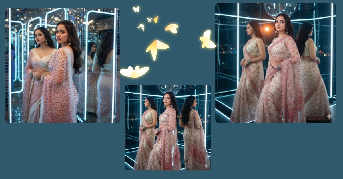 viral-ai-image-google-gemini-mirror-disco-indian-portrait-prompt