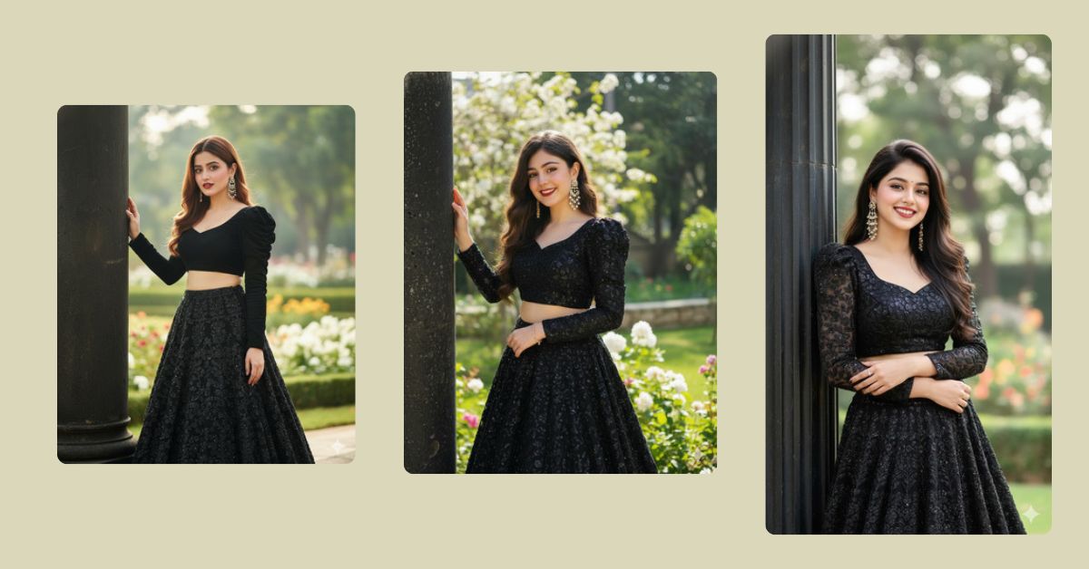 viral-ai-image-google-gemini-prompt-black-lehenga-glam-portrait-9-16