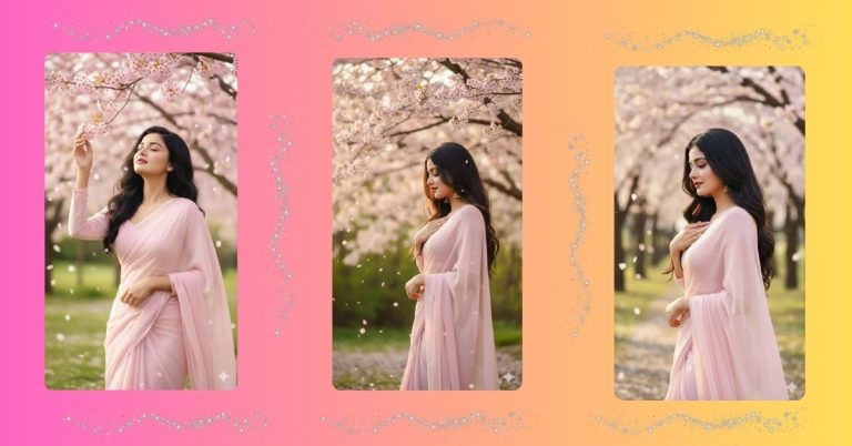 viral-ai-image-google-gemini-prompt-cherry-blossom-saree-portrait-9-16