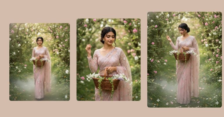 viral-ai-image-google-gemini-prompt-fairytale-forest-saree-portrait-9-16