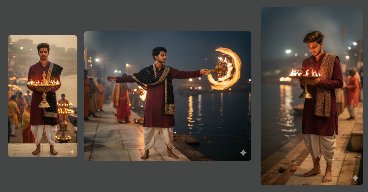 viral-ai-image-google-gemini-prompt-ganga-aarti-cinematic-portrait-9-16