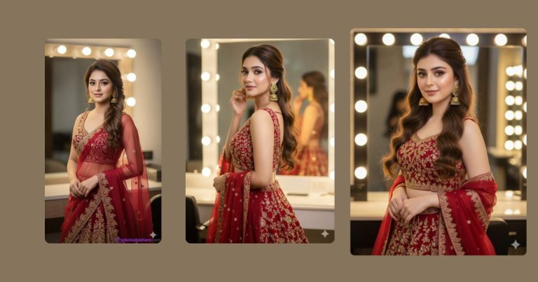 viral-ai-image-google-gemini-prompt-red-lehenga-bridal-photoshoot-9-16