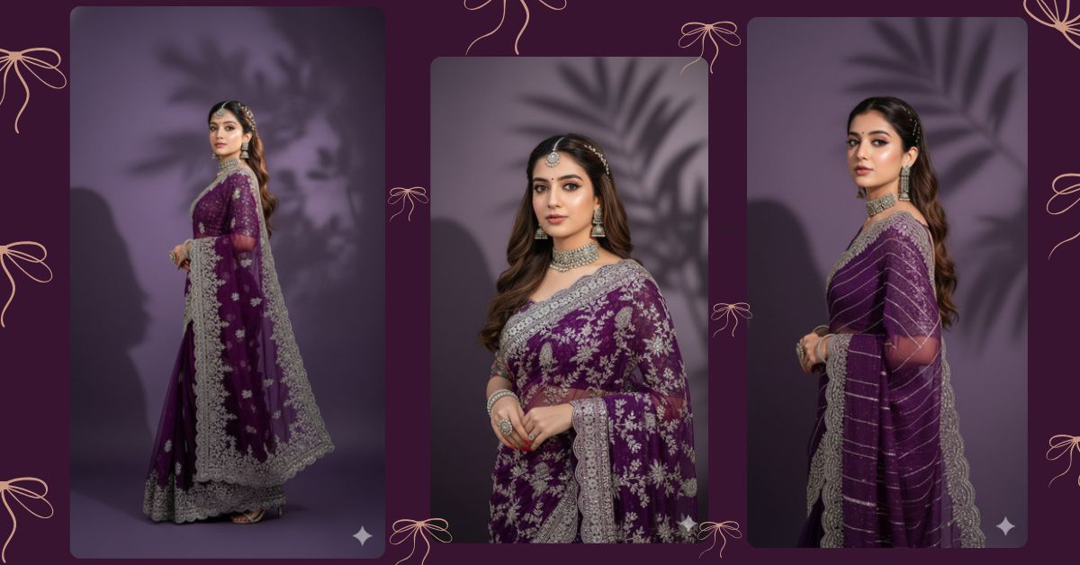 viral-ai-image-google-gemini-purple-saree-portrait