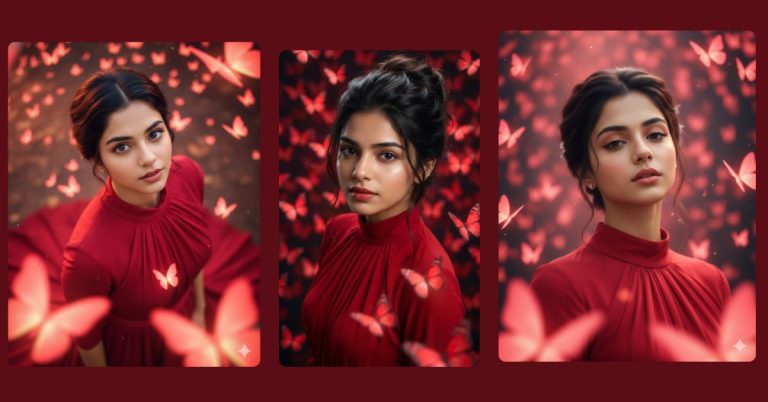 viral-ai-image-google-gemini-red-butterfly-portrait