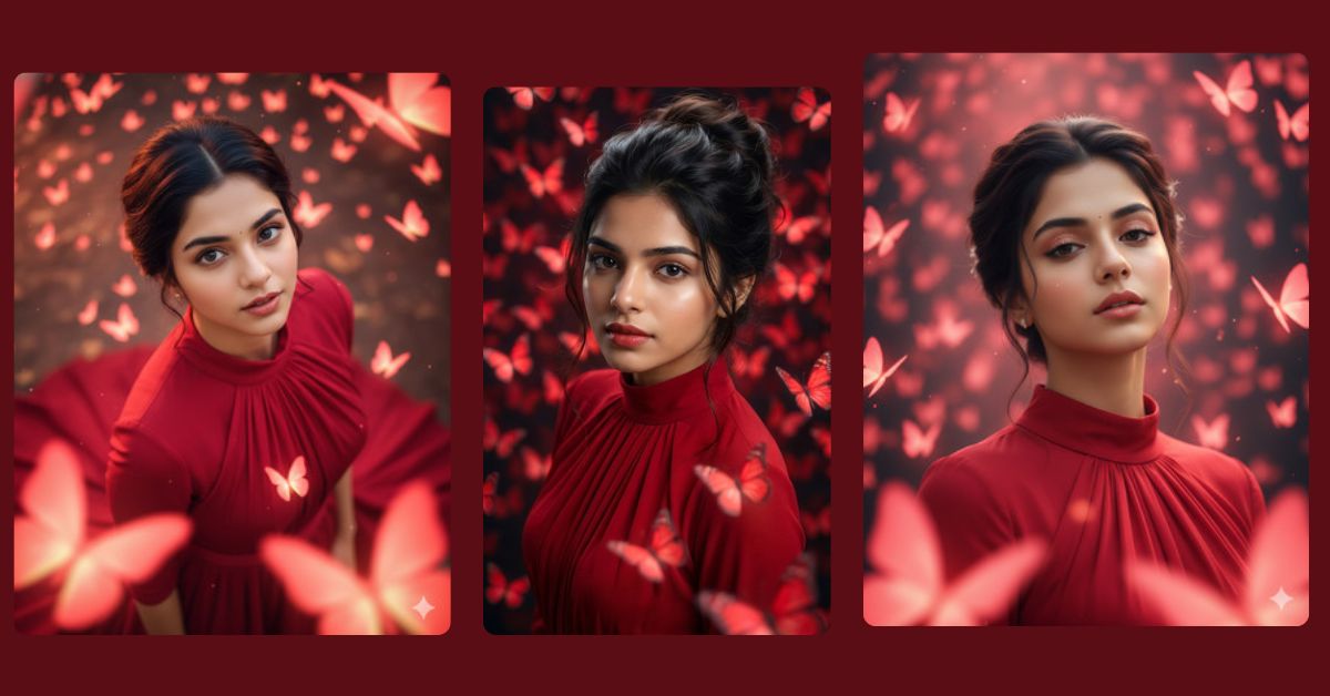 viral-ai-image-google-gemini-red-butterfly-portrait