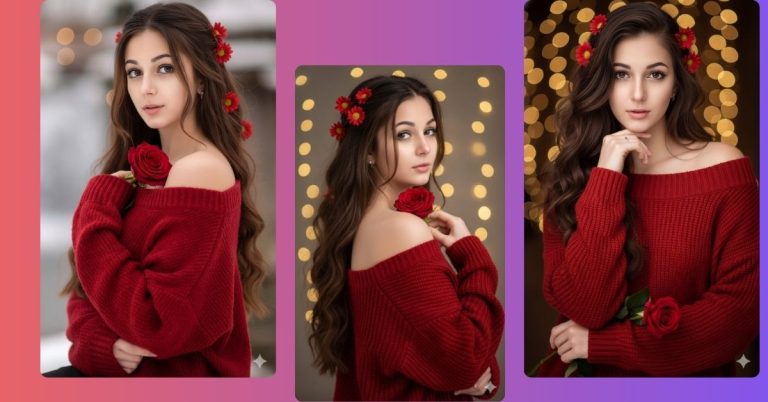 viral-ai-image-google-gemini-red-rose-fashion-portrait