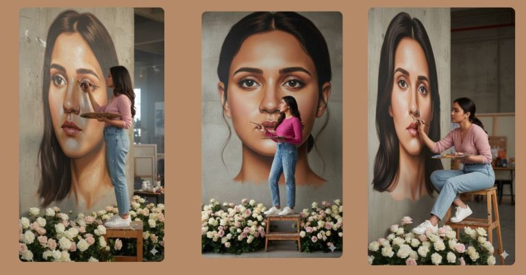 viral-ai-image-google-gemini-self-portrait-wall-painting-prompt