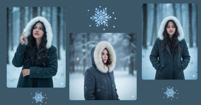 viral-ai-image-google-gemini-serene-snowfall-portrait-prompt