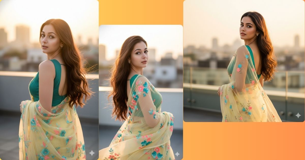 viral-ai-image-google-gemini-sunset-saree-portrait