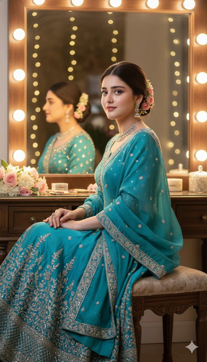 viral vanity lehenga ai image google gemini prompt 2