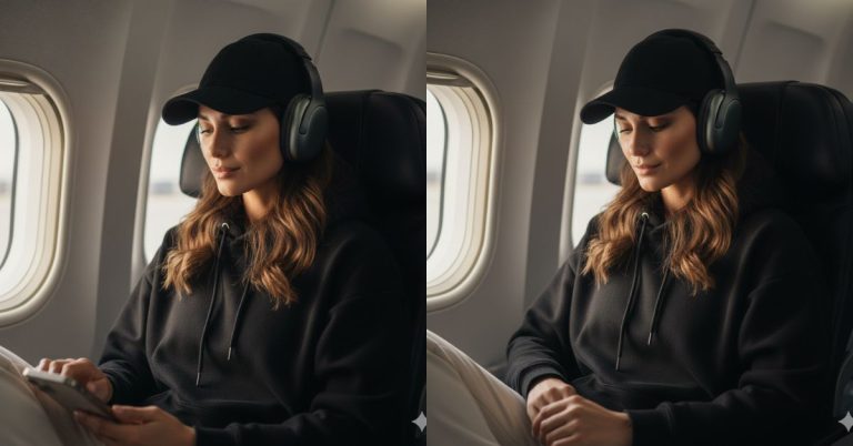 Airplane Seat Portrait
