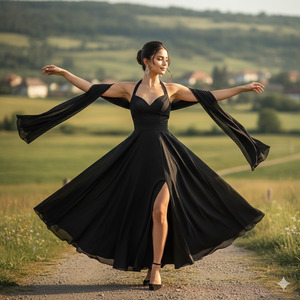 Arms Open Romantic Pose