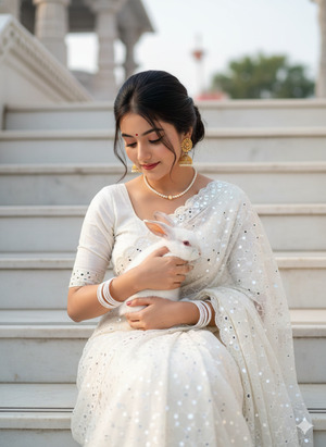 Bunny Close to Chest Soft Emotional