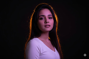 Chin Slightly Raised Powerful Editorial Pose