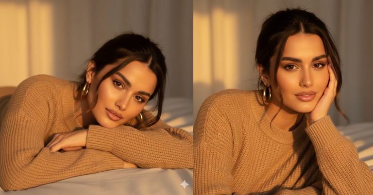 Cozy Golden Hour Portrait