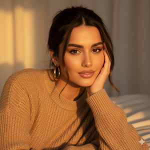 Cozy Golden Hour Portrait