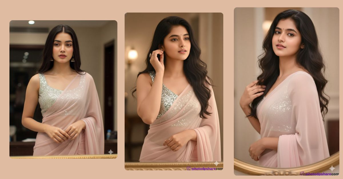 viral-ai-image-google-gemini-pastel-saree-mirror-portrait