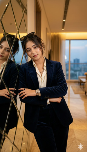 Crossed Arms Lean Calm Power Look