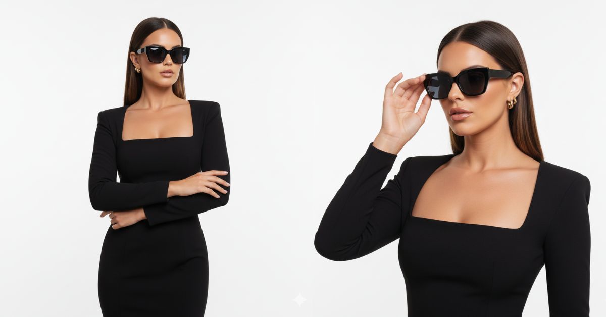Editorial Sunglasses Portrait (Studio Fashion Look)