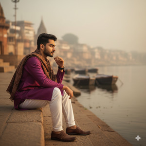 Elbow on Knee Meditative Pose