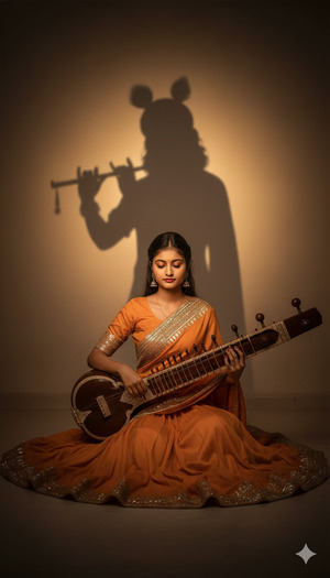 Eyes Closed Devotional Pose