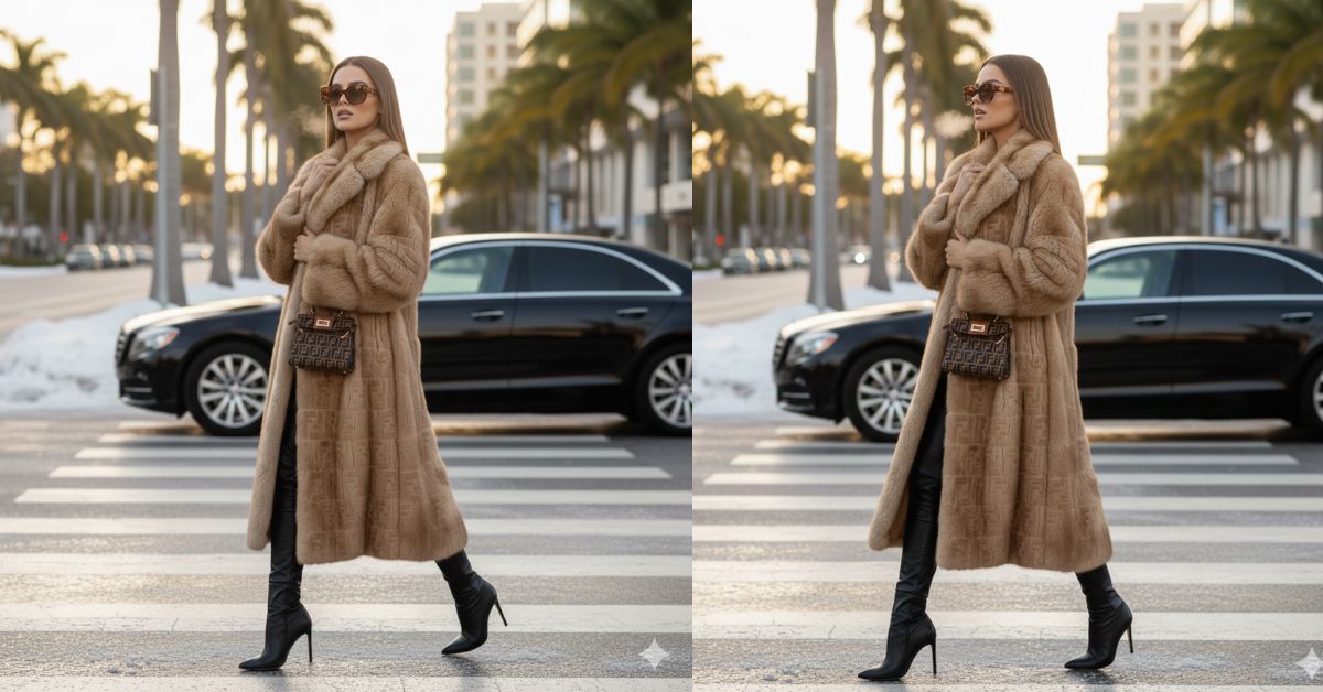 Fendi Winter Street-Style Look (Editorial Luxury)