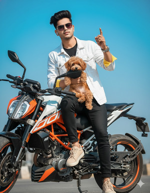 Forward Lean Dog in Lap Street Style