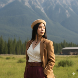 Gentle Turn Back Travel Pose